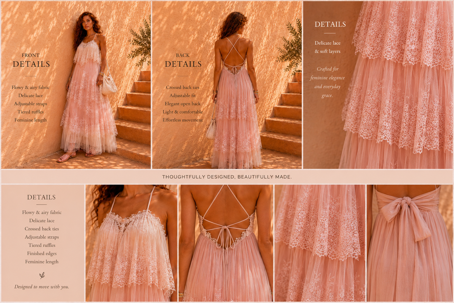 The Sienna lace dress